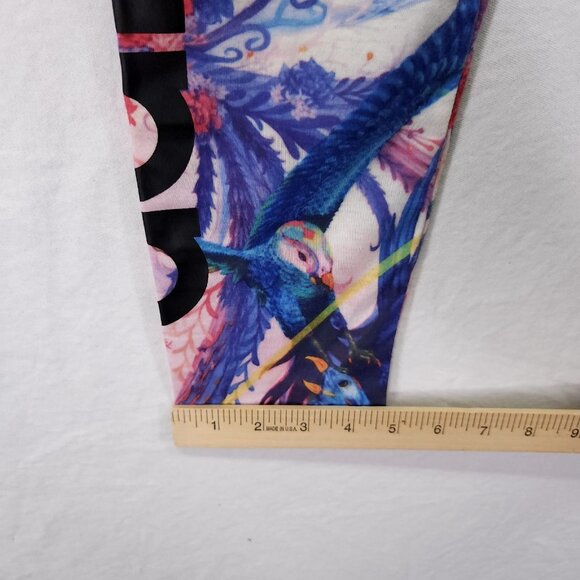 Adidas Farm Rio Optic Bloom Florera Bird Leggings Womens Medium Logo - Picture 14 of 15